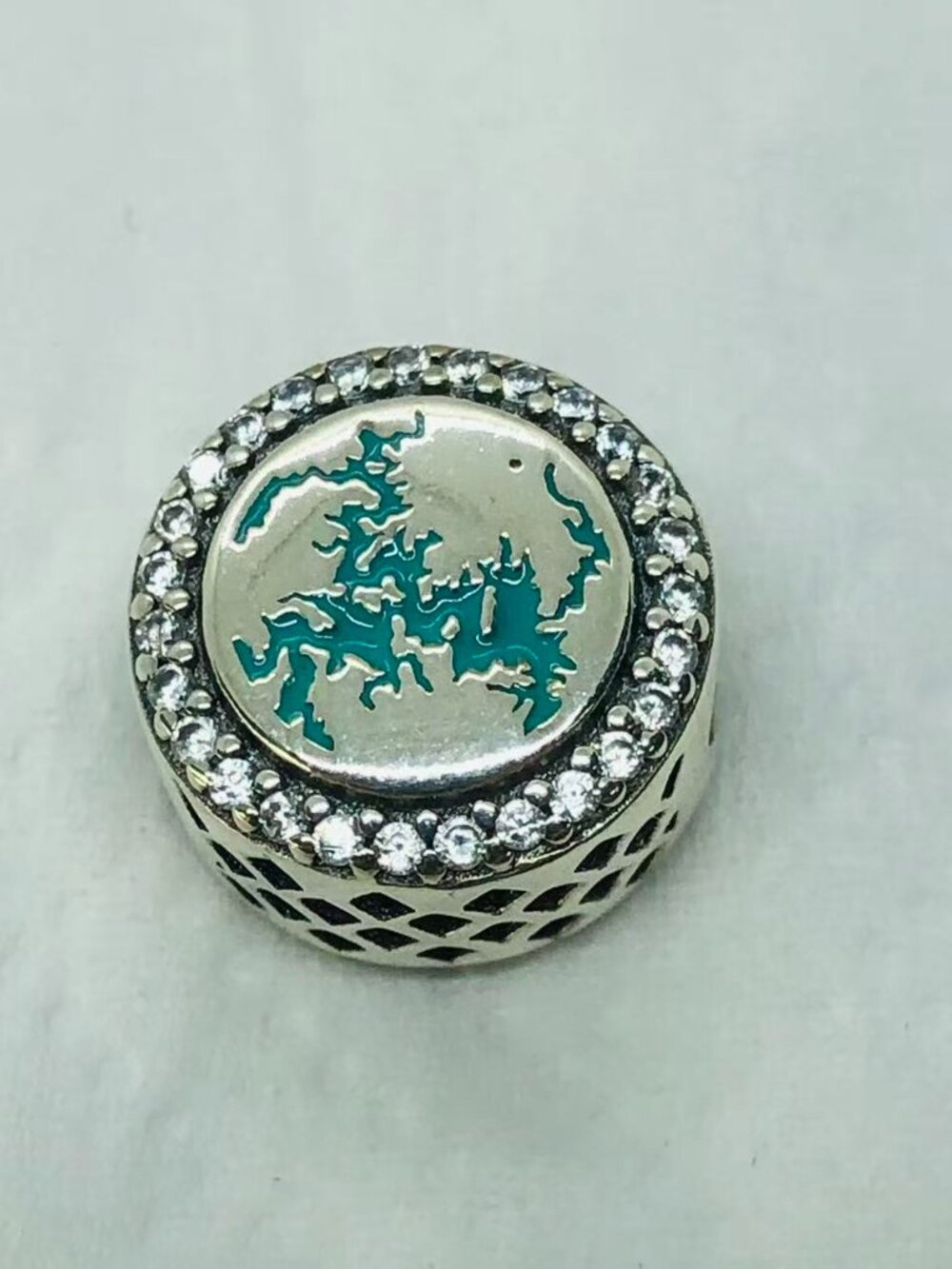 ✨ ✨3*Pandora Branson Charm Table Rock Lake charm S925 Silver with box